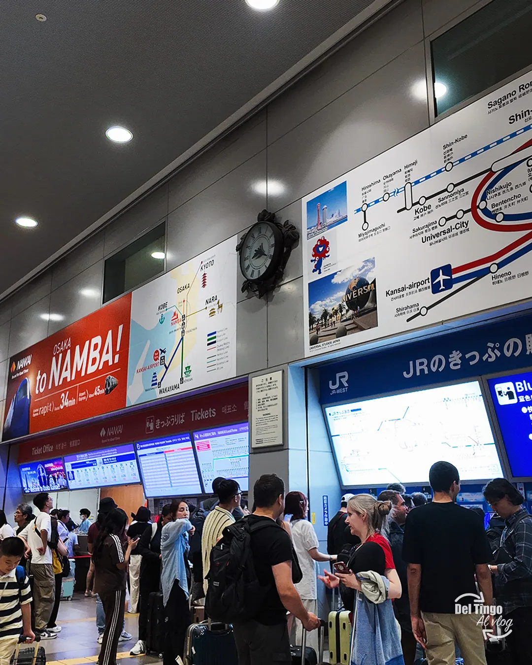 Máquinas de venta de tarjetas ICOCA en el aeropuerto Kansai de Osaka