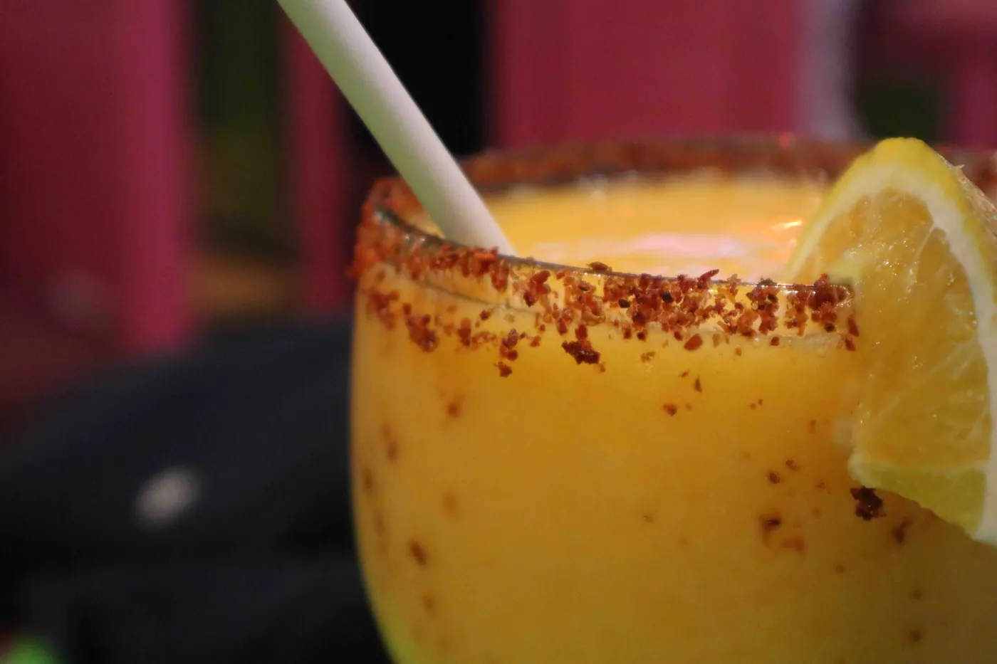 Bebida refrescante durante el recorrido en Playa del Carmen