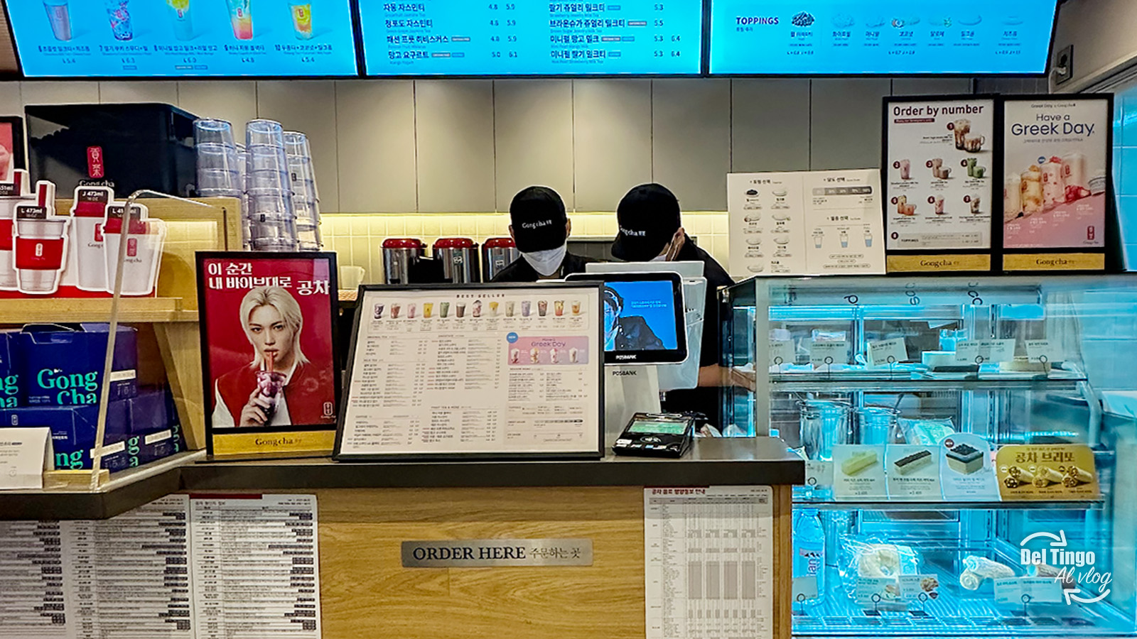 Bebidas en Corea del Sur: Gong Cha, matcha y té con tapioca en Myeongdong